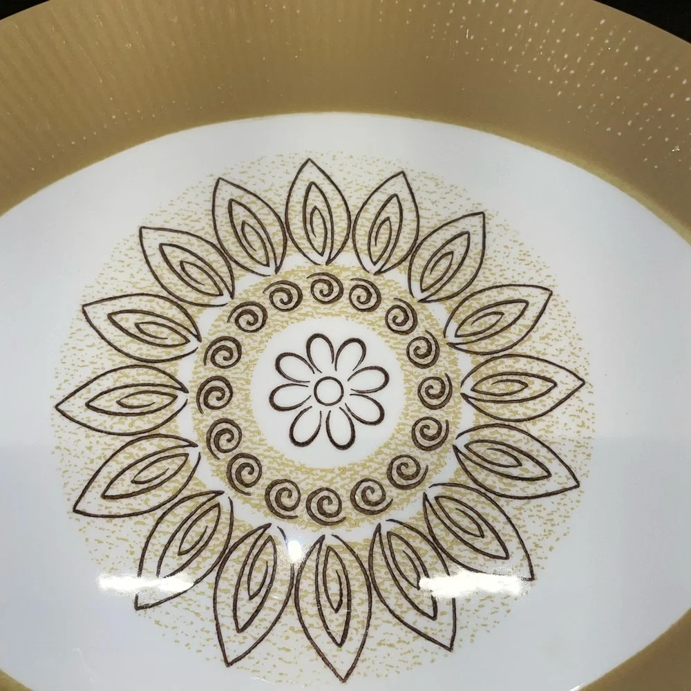Vintage Retro Homer Laughlin‎ Malibu Serving Plate Platter Dinner Dish B